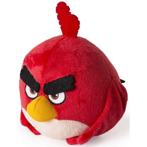 Angry Birds piros plüssfigura 10 Cm plüss - 1