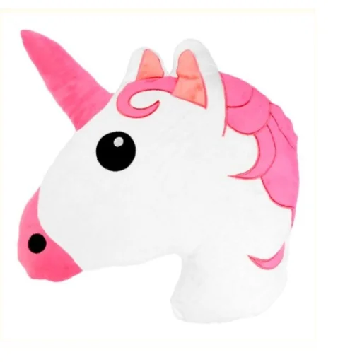 Pink Unicorn, unikornis plüssfigura, párna 35x45cm - 1