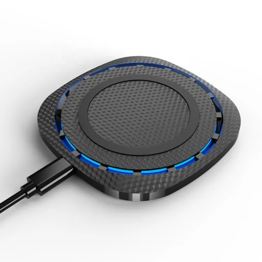 SMD NO7 vezeték nélküli QI gyors töltő, fekete 10W - 1