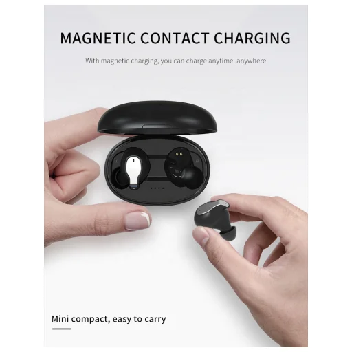 SMD TWS XY-5 vezeték nélküli fülhallgató, headset Bluetooth 5.0 fehér színben - 4