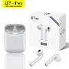 SMD TWS i27 2.0 vezeték nélküli fülhallgató, headset Bluetooth 5.0 fehér színben thumbnail