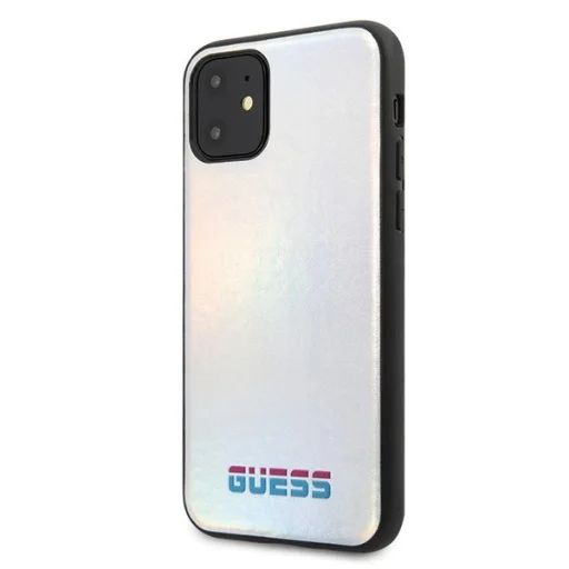 Guess Iridescent tok iPhone 11 ezüst (GUHCN61BLD) - 2