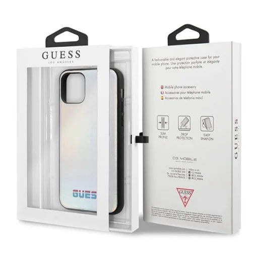 Guess Iridescent tok iPhone 11 Pro Max ezüst (GUHCN65BLD) - 5
