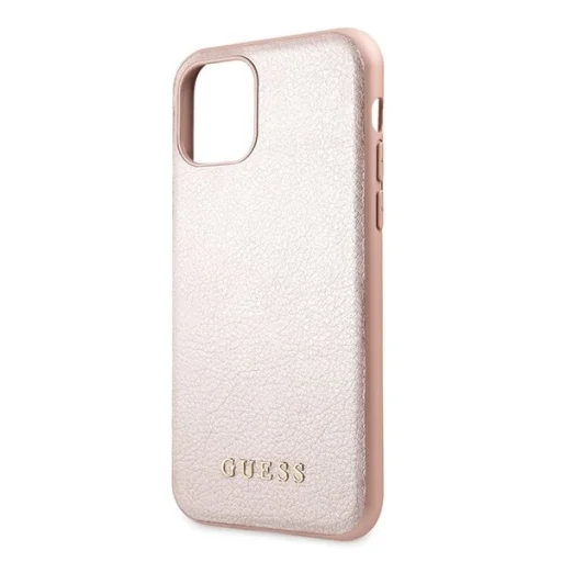 Guess Iridescent kemény tok iPhone 11 rózsa arany - 5
