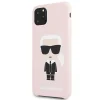 iPhone 11 Pro Max Karl Lagerfeld Iconic szilikon tok pink (KLHCN65SLFKPI) thumbnail