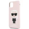 iPhone 11 Pro Max Karl Lagerfeld Iconic szilikon tok pink (KLHCN65SLFKPI) thumbnail