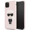 iPhone 11 Pro Max Karl Lagerfeld Iconic szilikon tok pink (KLHCN65SLFKPI) thumbnail