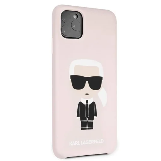 iPhone 11 Pro Max Karl Lagerfeld Iconic szilikon tok pink (KLHCN65SLFKPI) - 6