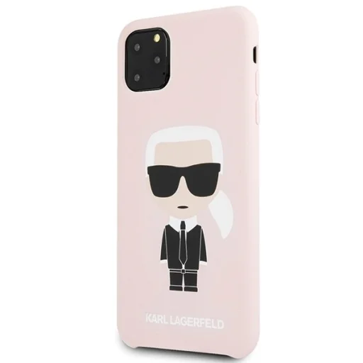 iPhone 11 Pro Max Karl Lagerfeld Iconic szilikon tok pink (KLHCN65SLFKPI) - 2
