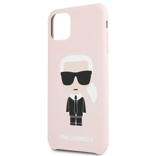 iPhone 11 Pro Max Karl Lagerfeld Iconic szilikon tok pink (KLHCN65SLFKPI) - 3