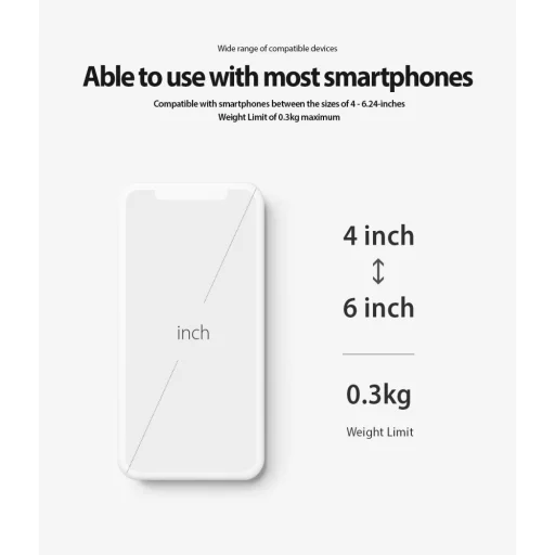 Biciklikormányra erősíthető telefontartó fekete, biciklis mobitelefon tartó (Ringke Spide) - 2