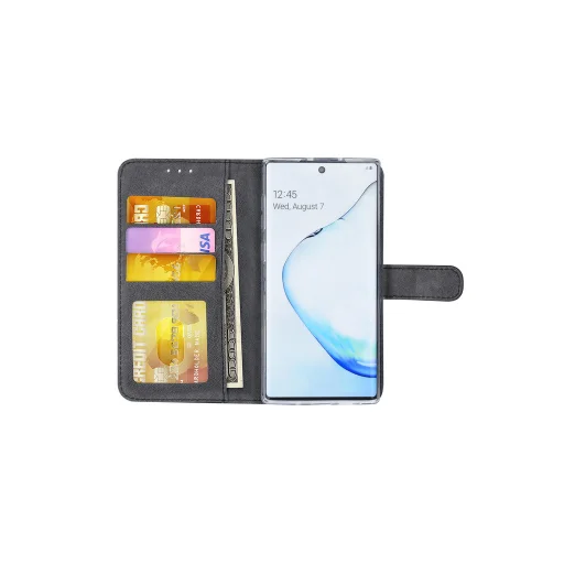 Mágneses fliptok Samsung Note10 Plus fekete - 2