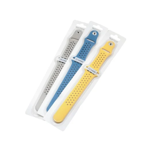 Sport óraszíj Apple Watch 38/40/41 mm fekete/lime - 4