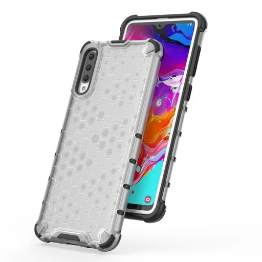 Honeycomb armor TPU tok Samsung A70 áttetsző - 2