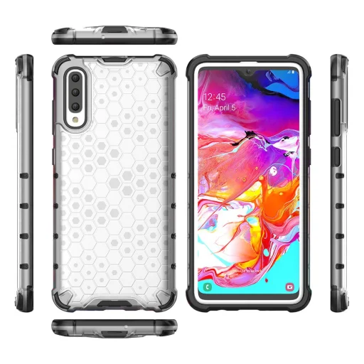Honeycomb armor TPU tok Samsung A70 áttetsző - 3