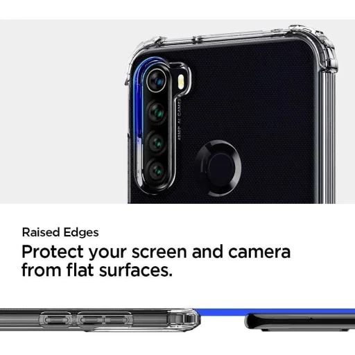 Spigen Crystal Shell flexibilis TPU gél tok Xiaomi Note 8 áttetsző - 4