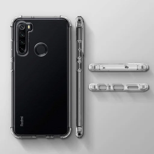 Spigen Crystal Shell flexibilis TPU gél tok Xiaomi Note 8 áttetsző - 6