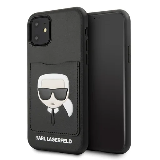 iPhone 11 Karl Lagerfeld tok fekete KLHCN61CSKCBK - 1