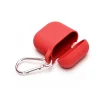 Szilikon Airpods 1/2 tok karabinerrel piros színben thumbnail