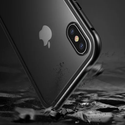 iPhone XR fekete/ áttetsző Wozinsky mágneses tok - 15
