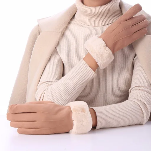 Univerzális érintőkijelző érzékeny téli kesztyű fekete - 5