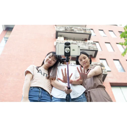 Remax selfie bot vezetékes pink  - 12