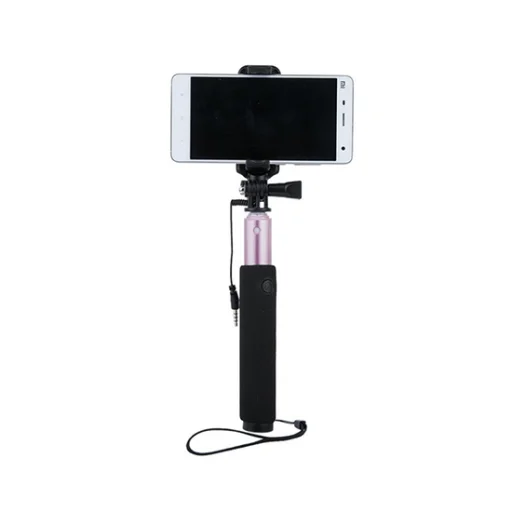 Remax selfie bot vezetékes pink  - 3