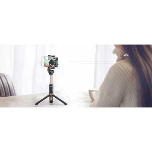 Remax vezeték nélküli selfie bot és tripod fekete (RP-P9) - 2