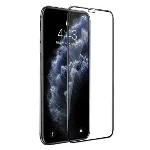 Borofone Edzett üveg BF8 Gyémánt Páncél Teljes Képernyő 5D Nagy Ív az iPhone X/XS/11 Pro - 10 darab üvegfólia - 3