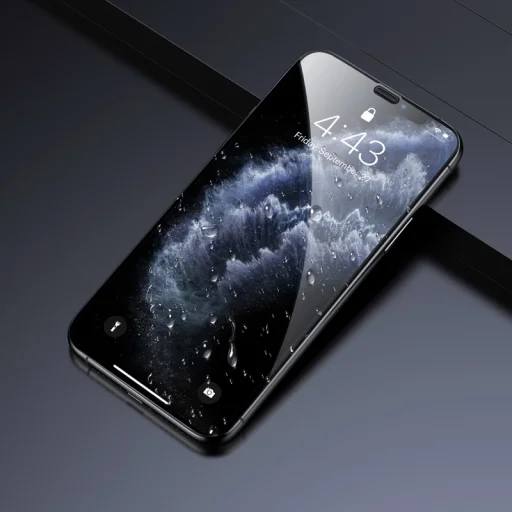 Borofone Edzett üveg BF8 Gyémánt Páncél Teljes Képernyő 5D Nagy Ív az iPhone X/XS/11 Pro - 10 darab üvegfólia - 5