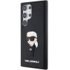 Eredeti Pouch KARL LAGERFELD keménytok 3D Rubber Ikonik KLHCS24L3DRKINK Samsung Galaxy S24 Ultra fekete tok thumbnail