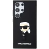Eredeti Pouch KARL LAGERFELD keménytok 3D Rubber Ikonik KLHCS24L3DRKINK Samsung Galaxy S24 Ultra fekete tok thumbnail