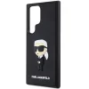 Eredeti Pouch KARL LAGERFELD keménytok 3D Rubber Ikonik KLHCS24L3DRKINK Samsung Galaxy S24 Ultra fekete tok thumbnail