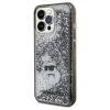 Original Pouch KARL LAGERFELD hardcase Liquid Glitter Choupette KLHCP13LLKCNSK iPhone 13 Pro tok - 2