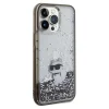 Original Pouch KARL LAGERFELD hardcase Liquid Glitter Choupette KLHCP13LLKCNSK iPhone 13 Pro tok - 4