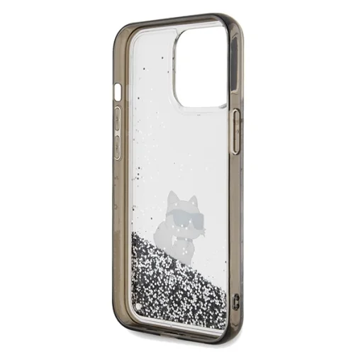 Original Pouch KARL LAGERFELD hardcase Liquid Glitter Choupette KLHCP13LLKCNSK iPhone 13 Pro tok - 7