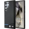 Original Case BMW Leather Carbon BMHCS24L22NBCK tok Samsung Galaxy S24 Ultra Black thumbnail