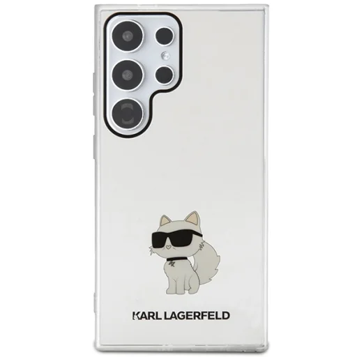 Original Pouch KARL LAGERFELD hardcase IML Choupette KLHCS24LHNCHTCT Samsung Galaxy S24 Ultra tok átlátszó - 3