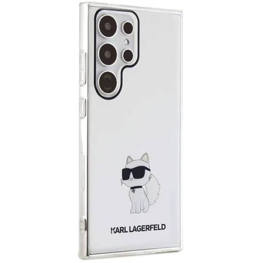 Original Pouch KARL LAGERFELD hardcase IML Choupette KLHCS24LHNCHTCT Samsung Galaxy S24 Ultra tok átlátszó - 4