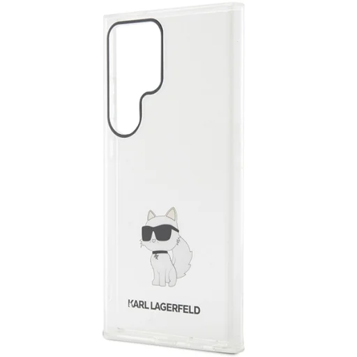 Original Pouch KARL LAGERFELD hardcase IML Choupette KLHCS24LHNCHTCT Samsung Galaxy S24 Ultra tok átlátszó - 6
