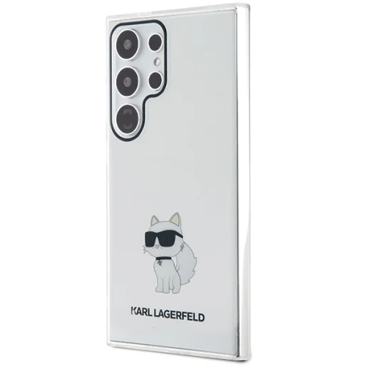 Original Pouch KARL LAGERFELD hardcase IML Choupette KLHCS24LHNCHTCT Samsung Galaxy S24 Ultra tok átlátszó - 2
