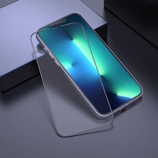 Borofone edzett üveg BF3 teljes képernyős üvegfólia iPhone 13 Mini-re - 8