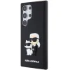 Original Pouch KARL LAGERFELD keménytok 3D Rubber Karl&Choupette KLHCS24L3DRKCNK Samsung Galaxy S24 Ultra fekete tok thumbnail
