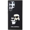Original Pouch KARL LAGERFELD keménytok 3D Rubber Karl&Choupette KLHCS24L3DRKCNK Samsung Galaxy S24 Ultra fekete tok thumbnail