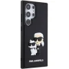 Original Pouch KARL LAGERFELD keménytok 3D Rubber Karl&Choupette KLHCS24L3DRKCNK Samsung Galaxy S24 Ultra fekete tok thumbnail