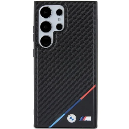 Original Case BMW hardcase Carbon Tricolor Line MagSafe BMHMS24L23PUDTK Samsung Galaxy S24 Ultra tok - 3