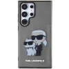 Original Pouch KARL LAGERFELD kemény tok Glitter Karl&Choupette KLHCS24LHNKCTGK Samsung Galaxy S24 Ultra fekete tok thumbnail