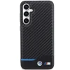 Original Case BMW Leather Carbon BMHCS23FE22NBCK Samsung Galaxy S23 FE fekete tok thumbnail