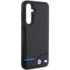 Original Case BMW Leather Carbon BMHCS23FE22NBCK Samsung Galaxy S23 FE fekete tok thumbnail