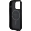 Original Case GUESS hardcase 4G Collection Leather Metal Logo MagSafe GUHMP15LG4GFRK for iPhone 15 Pro fekete tok thumbnail